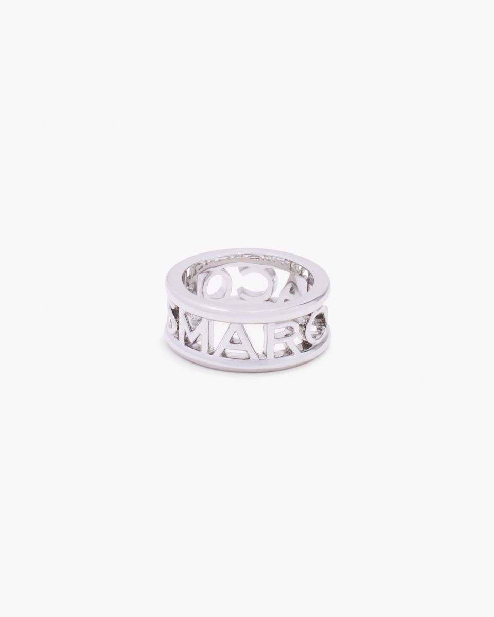 Silver Marc Jacobs The Monogram Ring | 371645-DKH