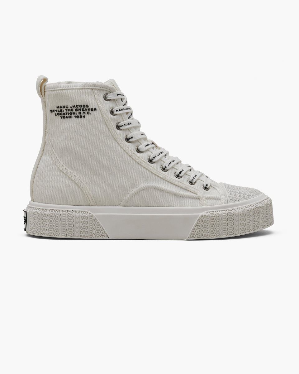 White Marc Jacobs The High Top Sneaker | 936127-XOA