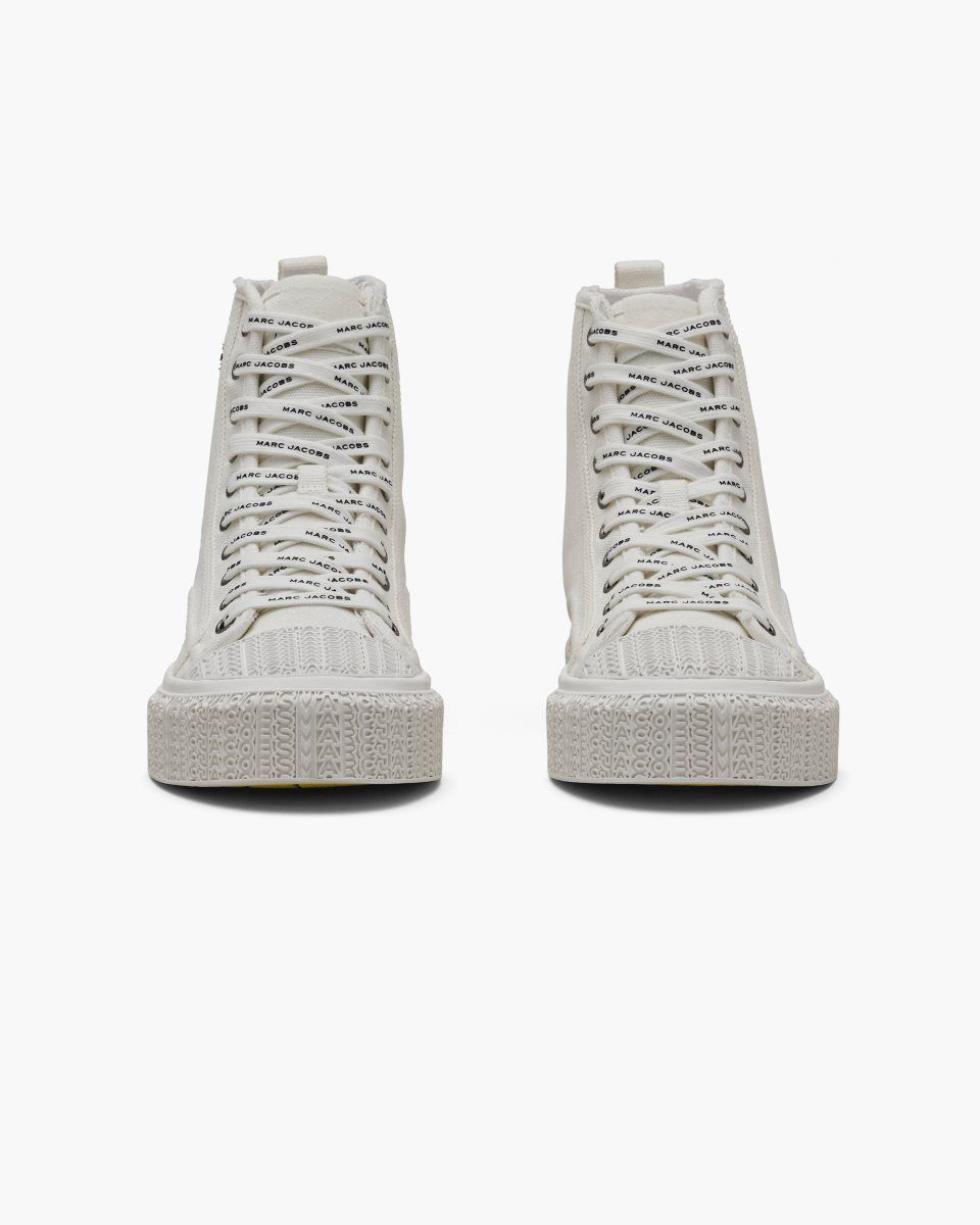 White Marc Jacobs The High Top Sneaker | 936127-XOA