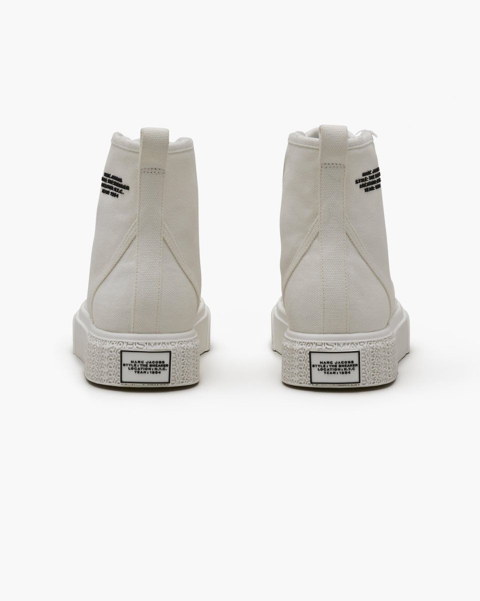 White Marc Jacobs The High Top Sneaker | 936127-XOA