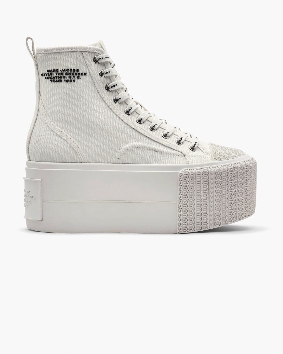 White Marc Jacobs The Platform High Top Sneaker | 709635-NEU