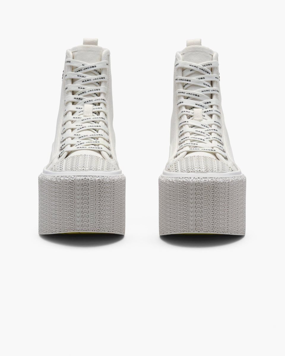 White Marc Jacobs The Platform High Top Sneaker | 709635-NEU